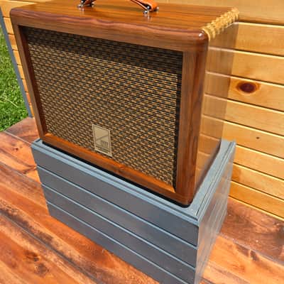Sound Salvage Recycled Walnut Full-Range / Modeling 1x12 - Celestion Triple Cone Speaker 2026 - Walnut Laminate image 4