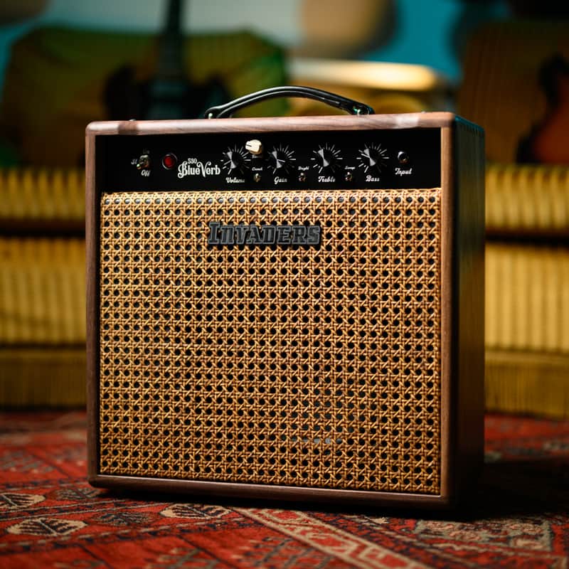 Invaders Amplification - 530 BlueVerb Guitar Combo Reverb 1x12" - 30W/15W - 6L6 - Solid Wood image 1