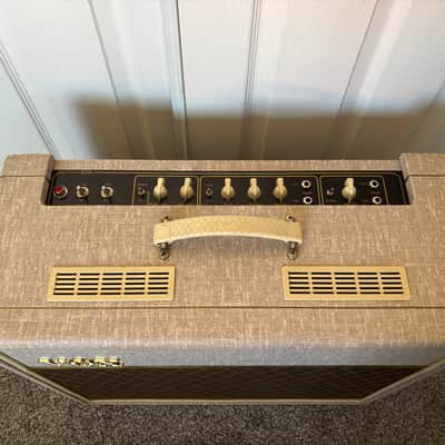 Vox AC15HW1X Hand-Wired 2-Channel 15-Watt 1x12" Blue Alnico Guitar Combo 2010 - 2019 - Fawn image 2