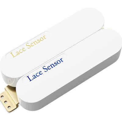 LACE Sensor Dually Humbucker (Blue/Gold) - White image 1