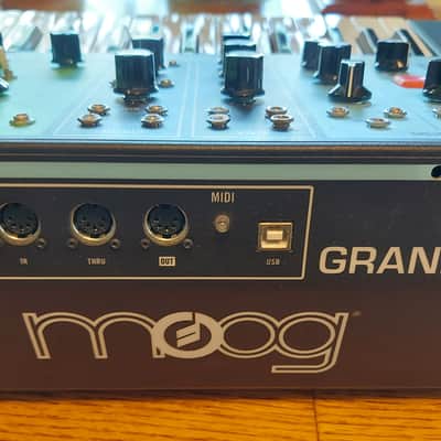Moog Grandmother 32-Key Semi-Modular Analog Synthesizer with Custom Walnut Cheeks image 7