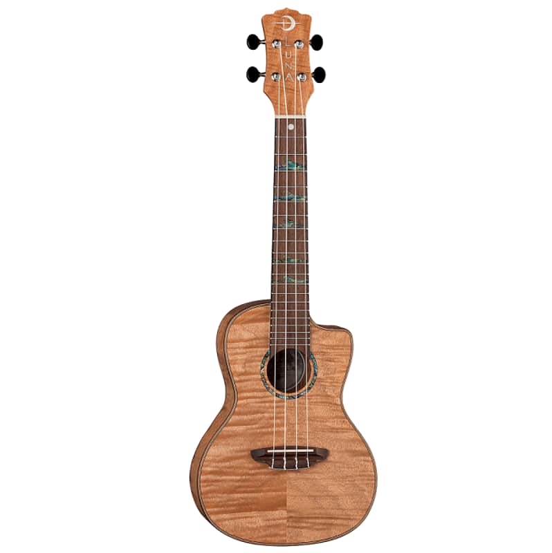 Luna High Tide Exotic Mahogany Concert Ukulele w/Gig Bag image 1