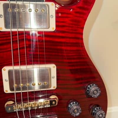PRS Wood Library McCarty 594 - Red Tiger 10-Top, Ebony Board - 7lbs 11.5oz - Mint image 5