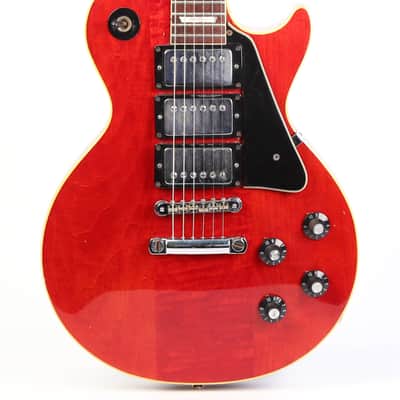 Gibson Custom Les Paul  1970 - Cherry -VIDEO- Cherry 3 Pat No Sticker pickups image 17
