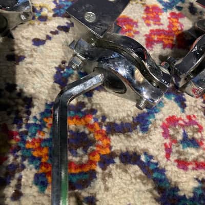 Slingerland - 3x Set-O-Matic Double Tom Arms 1970's image 3