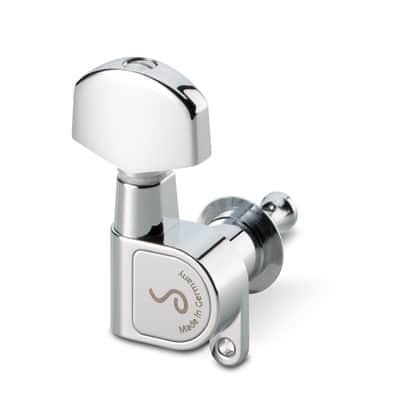Schaller Germany M6 180 3x3 Guitar Tuners/Machines - CHROME image 1
