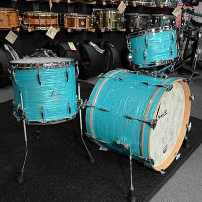 ~WOW!~ SONOR Vintage Series 3-Piece 12/14/20 Drum Kit Set in California Blue image 2