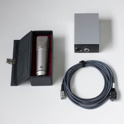 Neumann U67 tube microphone combination with rare vintage head and modern amplifier body, please read full description. image 12