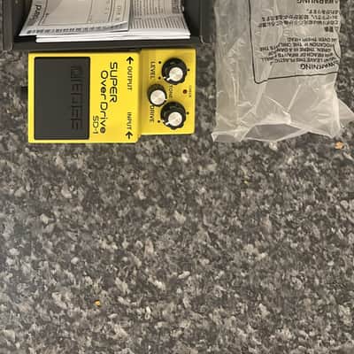 Boss SD-1 Super OverDrive (Silver Label) 1997 - Present - Yellow image 1