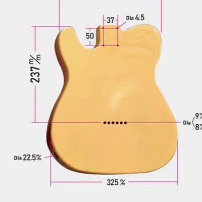 Red Dragon Custom UV Ink Printed Telecaster Body image 7