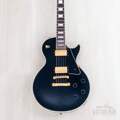1995 Orville Les Paul Custom Black Beauty LPC-75 Ebony Gibson-Licensed, Japan Terada image 2