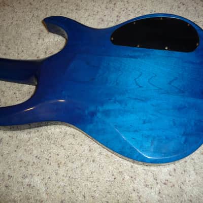 Carvin LB70 1991 Sapphire Blue Transparent - Lefty image 2