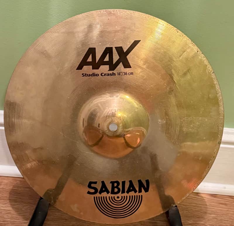 Sabian 14" AAX Studio Crash Cymbal 700 Grams image 1