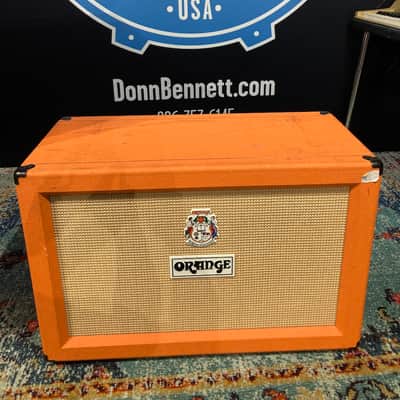 Tom Petersson's Cheap Trick, Orange PPC212 2x12 Bass Cabinet. Stage Played! Signed! (TP #8) image 1