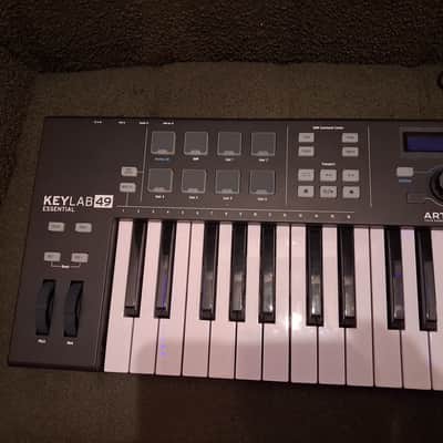 Arturia KeyLab Essential 49 MkIII MIDI Controller 2023 - Present - Black image 2