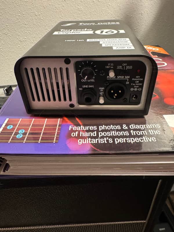 Two Notes Torpedo Captor Loadbox / Attenuator / DI - 16 Ohm 2010s - Black image 1
