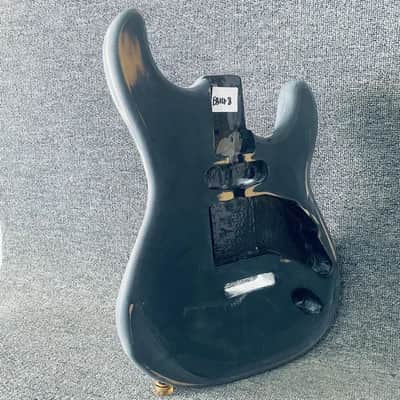 Black Strat Style Solid Basswood Body DIY Project image 2