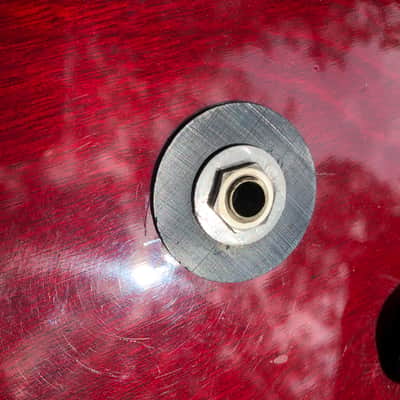 Matsumoku Laguna Set Neck design 1970's-80's - dark red image 22