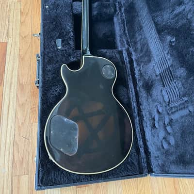 1990's Fernandes Burny LC-75 John Sykes Custom Black ALL Mahogany body Made in Japan image 3