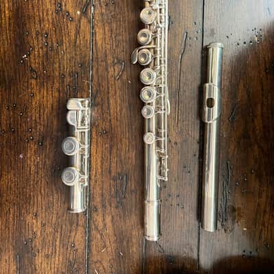 Yamaha YFL-200AD Advantage student flute 2004-2016 - Silver plated image 6