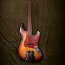 Fender Fullerton '62 Reissue Jazz Bass 1982-1983 3 Color Sunburst Stacked Knobs