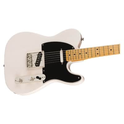 "Squier Classic Vibe 50s Telecaster Electric Guitar, White Blonde" image 4