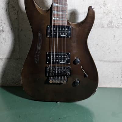 Charvel by Jackson DKA-110-HH Dinky Arched-top 90's See thru black image 2
