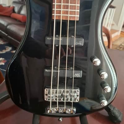 Warwick RockBass Corvette $$ 4-String - 2013 - High Gloss Black (China) image 8