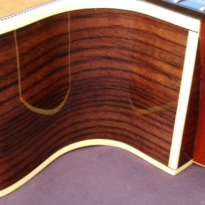2013 K Yairi WY-1 Electric Acoustic Guitar with cutaway+K Yairi Hard Case image 12