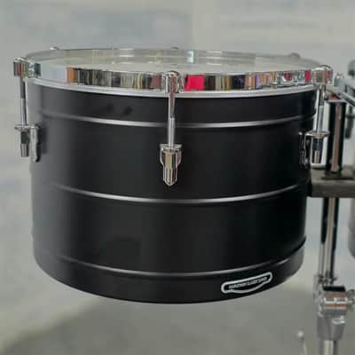 Immagine Used Meinl Marathon Steel Timbales 14 & 15 Deep Black Powder Coated - Very Good - 2