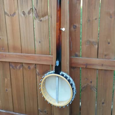 1960's Gretsch Made Bacon 5 String Longneck Folk Banjo Pete Seeger image 6
