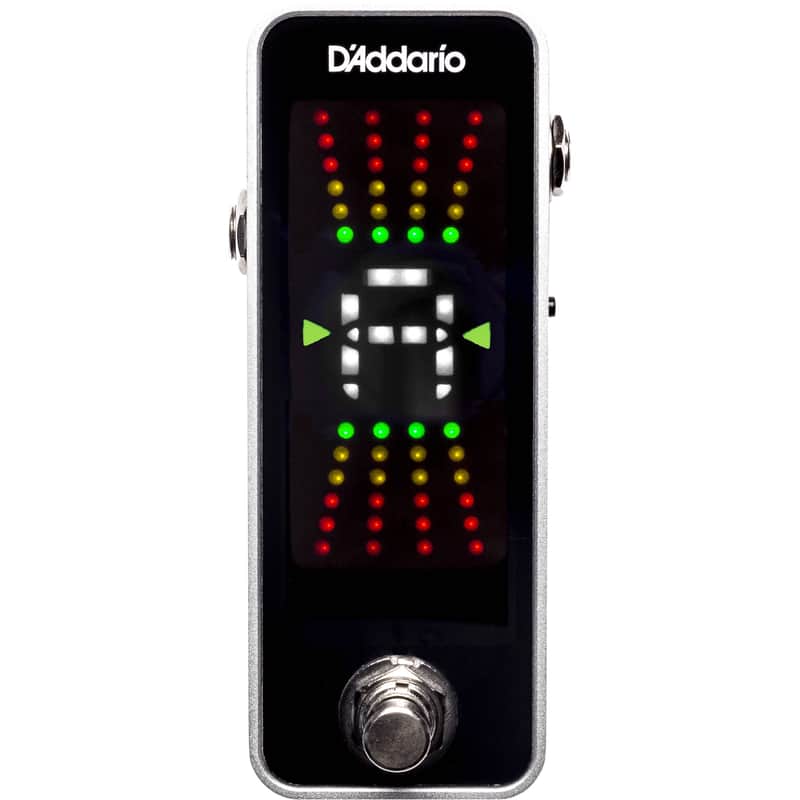 D'Addario PW-CT-23 Chromatic Pedal Tuner Plus - Black image 1