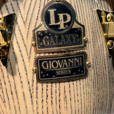 Latin Percussion LP807Z-AW Galaxy Giovanni Series 12.5" Ash Tumba with Comfort Curve 2 Rims, Gold Tone Hardware 2010s - Natural image 4