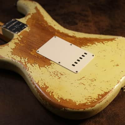 Fender Custom Shop 1956 Stratocaster Super Heavy Relic in Aged India Ivory image 7