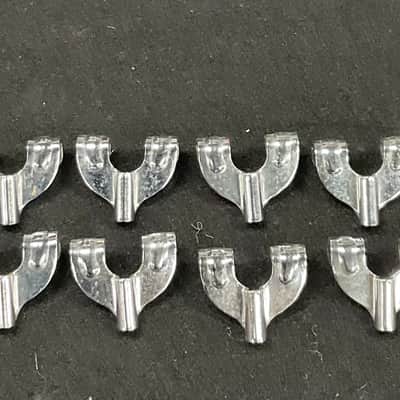 PREMIER BASS DRUM CLAWS 1970'S - CHROME LOT OF 16 image 1