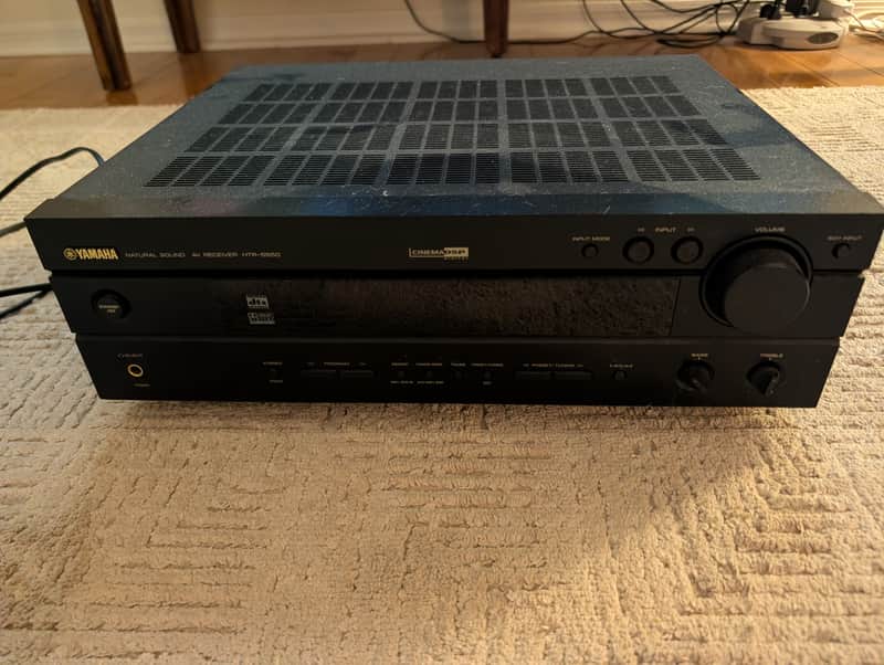 Yamaha HTR-5550 5.1 Channel Natural Sound AV Receiver - Cinema DSP & DTS 2002 image 1