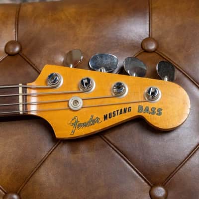 Fender Mustang Bass 1966 4 String Electric Bass Vintage Original 1966 image 4