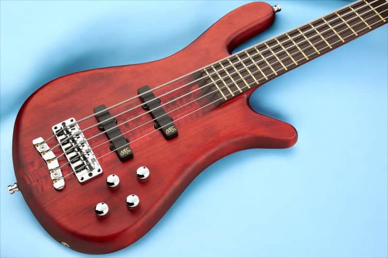 Warwick Pro Series Streamer Stage I-5 String-Burgundy Red Transparent Satin image 1