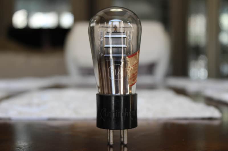Cunningham 71A - 1930's - Globe Tube - Engraved Base - Power Triode - "Satisfaction Guaranteed" image 1