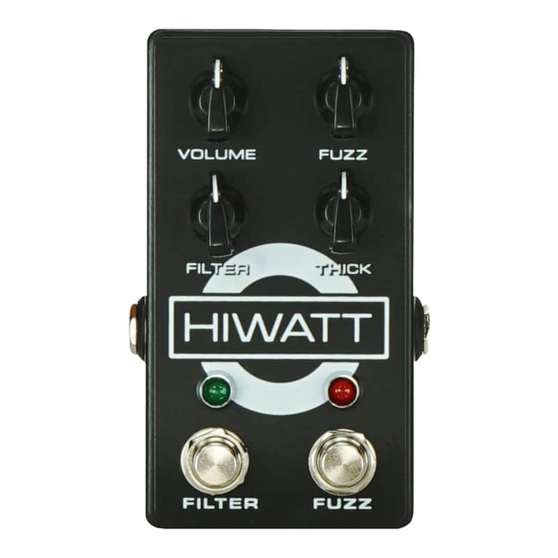 Hiwatt Filter Fuzz MkII 60s-Style Gain Machine Pedal - Black - Open Box image 1