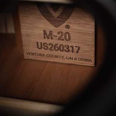 Guild M-20 Natural All African Mahogany Concert Acoustic Guitar #0317 image 3