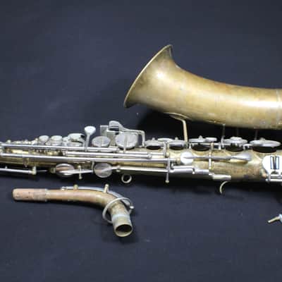 A Buescher Aristocrat Alto Saxophone with no case being sold in as-is condition   #   1 S image 2