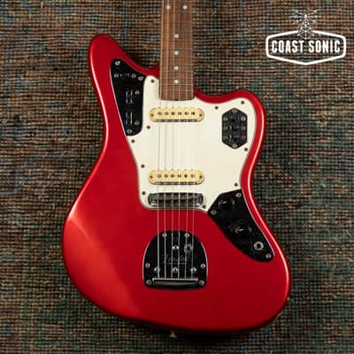 1999 Fender '62 Reissue Jaguar JG66-85 Candy Apple Red w/ Matching Headstock CIJ