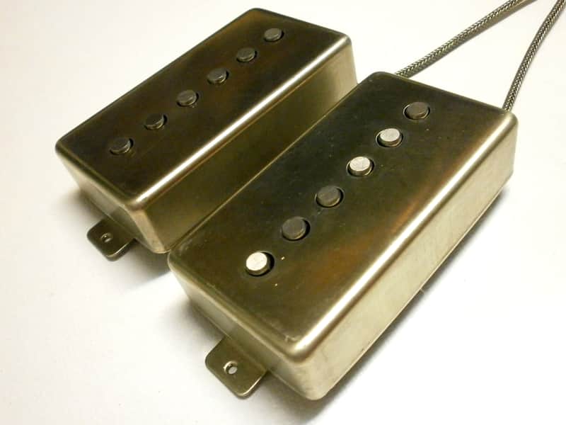 Humbucker Size Hybrid Pickups SET RAW COVER Strat Tone Alnico 5 ROD Magnet Stratocaster Fender PAF Q image 1