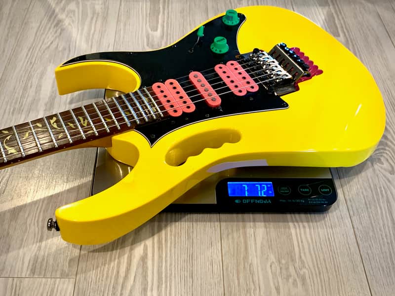 Ibanez Jem Jr Yellow Steve Vai Signature * EXTENSIVE JEM777 mods