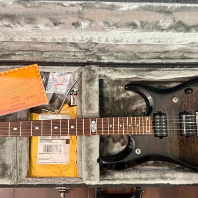 Ernie Ball Music Man John Petrucci Signature JP6 BFR 2007  Quilted Walnut image 14