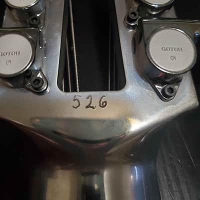 2010 Electrical Guitar Company Custom 12 string left handed bass w/TKL i-series case  Aluminum image 6