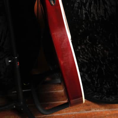 Taylor T5-S Thinline Acoustic-Electric Guitar Red Edgeburst 2005 Pre-Owned image 10