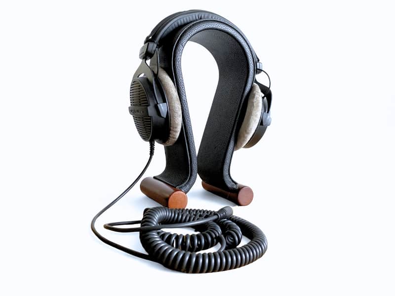 Beyerdynamic DT 990 Pro 250 Ohm Open-Back Over-Ear Monitoring Headphones 2010s - Black/Grey - Mint - Including Stand image 1