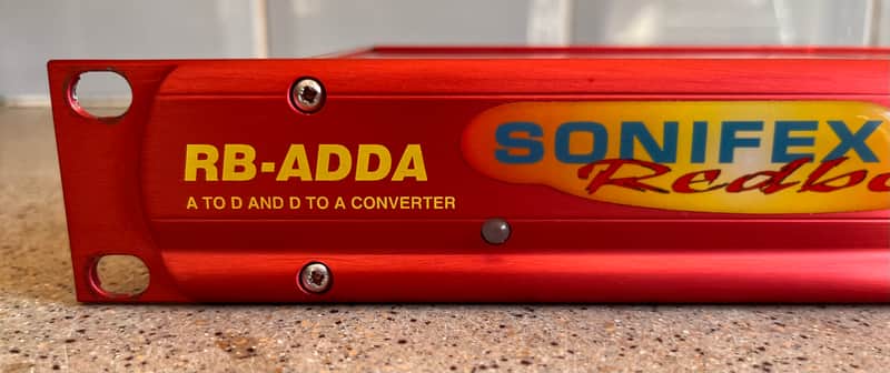 Sonifex RB-ADDA Analogue to Digital Converter 2000s - Red Metal image 1